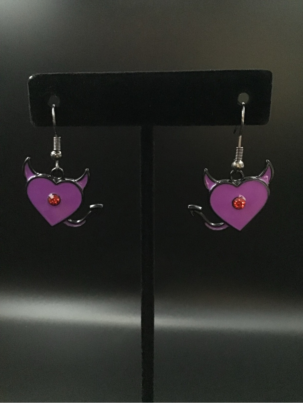 Devil Heart Earrings